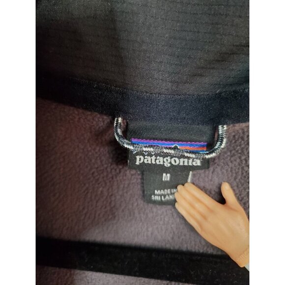 Patagonia Half Zip Jacket Women’s M Gray Embroidered Outdoor Pull Over N - Picture 4 of 5